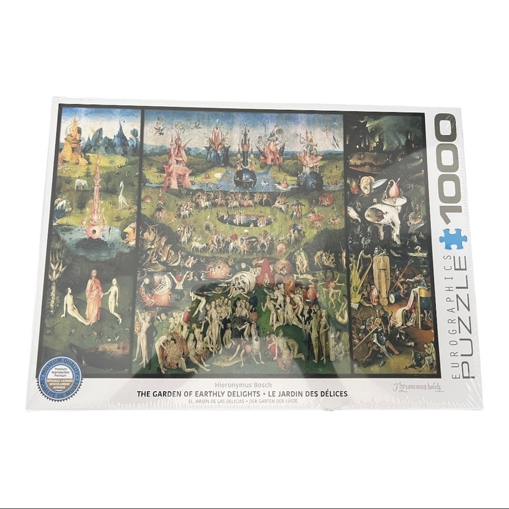 NEW Eurographics Puzzle 1000pcs | The Garden of Earthly Delights